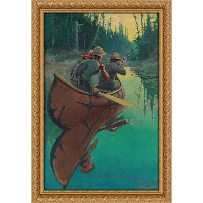 Hunters In A Canoe