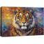 Illustration de tigre, images d'animaux sauvages, impression sur toile encadrée-126032465-126032466