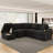 Cassan Upholstered L-Shaped Sectional Left Hand Facing-586558134