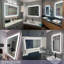 Aevar UL Certified Front & Back LED Anti-Fog Tempered Glass Framed Bathroom/Vanity Mirror with 3-Year Warranty-91870512