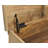 Noelle 71" Storage Bench In Traditional Distressed White On Teak Solid Wood