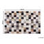 Chequered Leather Hand Woven Area Rug-15969561