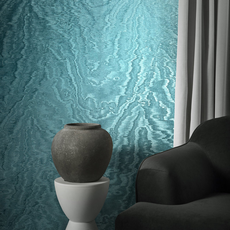 Eclectic 33cm x 70cm Wallpaper Roll, Blue