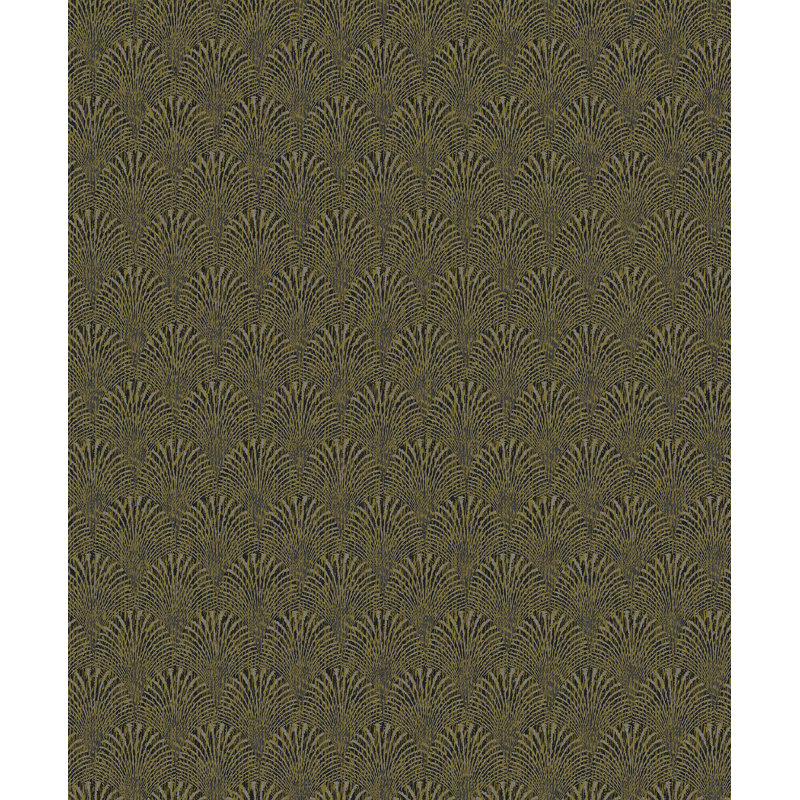 Boutique Geometric Fan Wallpaper Roll, Gold