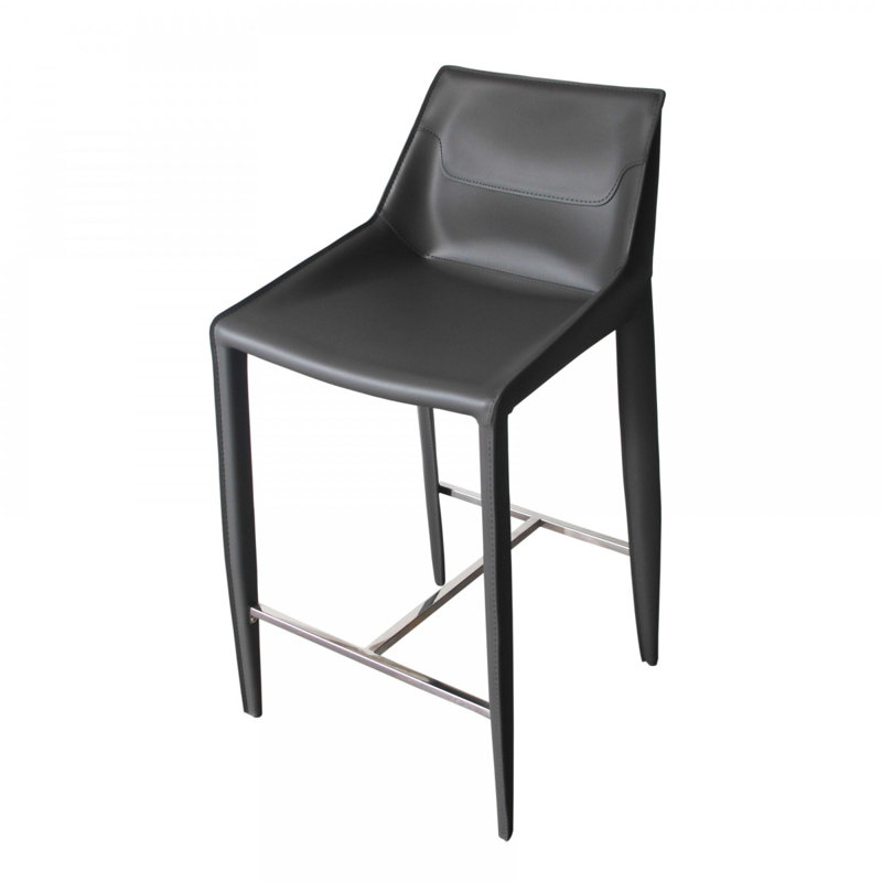 Tabouret de comptoir de 26 po Kenyae, Gris