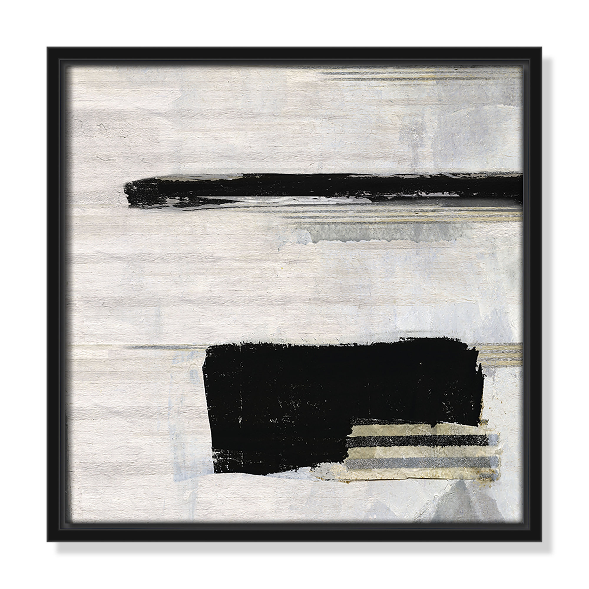 La Bande II Print by Sally Swatland, Black, 13.5" H x 13.5" W