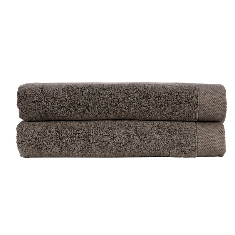 Luxe Turkish Cotton Bath Sheet, Brown