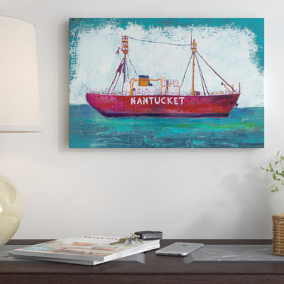 " Nantucket Lightship " by Melissa Averinos