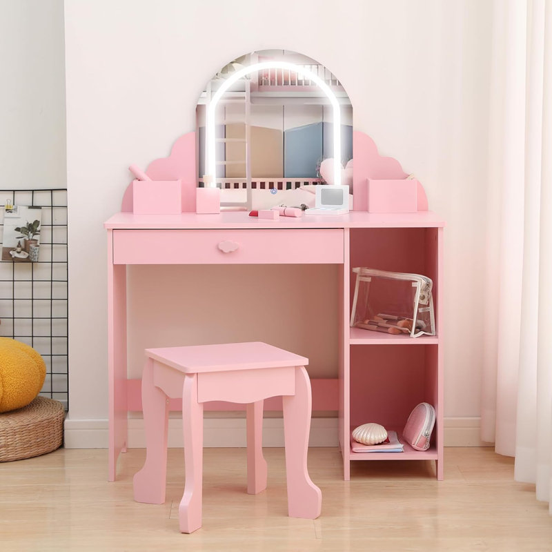 Dressing Table, Pink