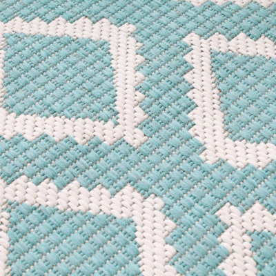 Felecia Geometric Indoor / Outdoor Area Rug