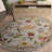 Sapin Hand Hooked Wool Floral Rug-288516006