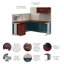 Bureau en poste de travail en L-29122986