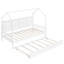 Lit en bois avec couchette, lit pour enfant avec tablette-1542398989