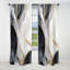 Rideau occultant noir et or Harmony Of Marble I - Velours marbre marbre abstrait-107540461