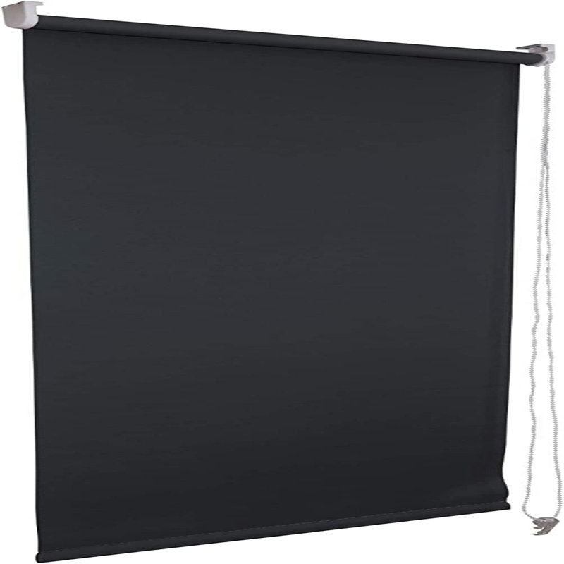 Blackout Roller Blind, Dark Gray, 165 cm L x 240 cm W