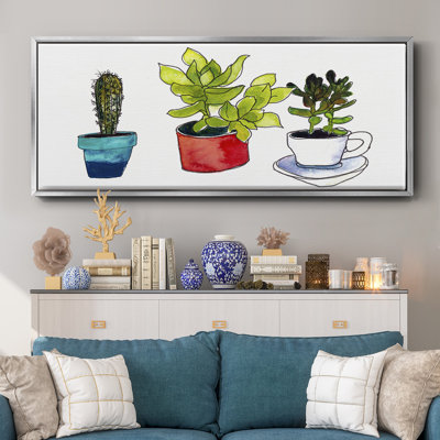 Vibrant Succulents II - toile encadrée
