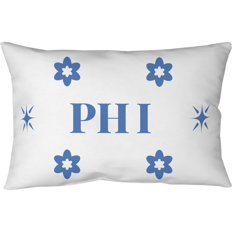 Taie décorative matelassée Philadelphia Basketball, Bleu / Blanc / Bleu, Rectangulaire H 20 po x l 26 po