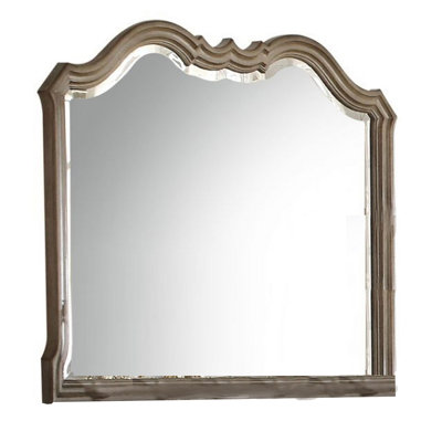 Masam Solid And Engineered Wood Flat Wall Mirror