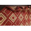Tapis rouge en laine noué à la main de conception unique 9 pi 0 po x 11 pi 11 po New Age