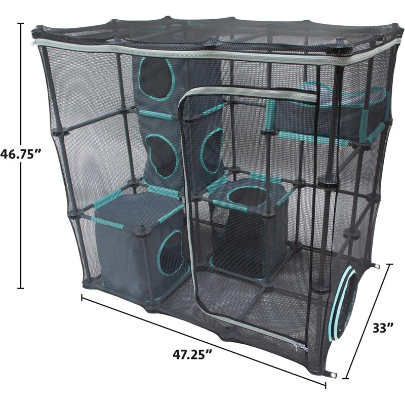 Mobilier d'extérieur pour chat et ensembles de jeu pour chats, méga kit d'extérieur