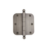 Nostalgic Warehouse 3.5" x 3.5" Ball Tip Residential Hinge with 5/8" Radius Corners