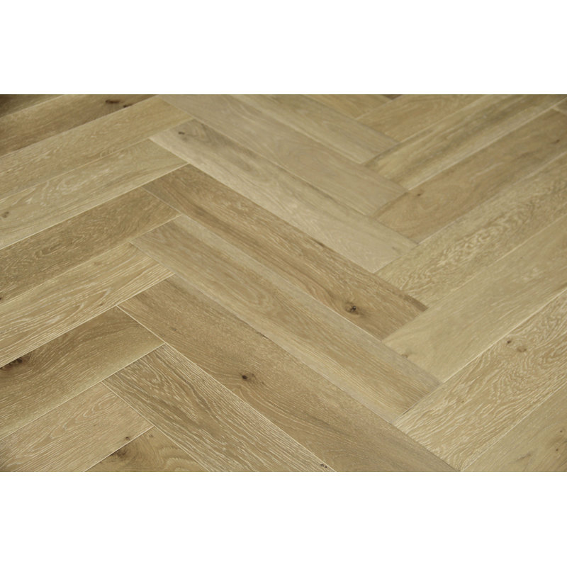 Oak 12.5cm W Hardwood Flooring, Grey Wood