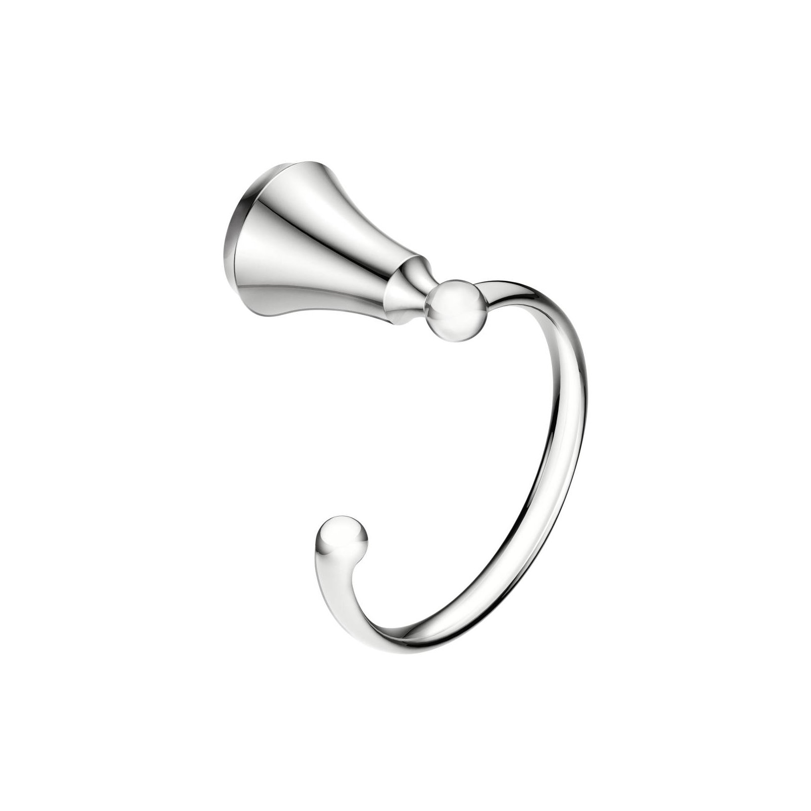 Wynford Wall Mounted Towel Ring, Chrome