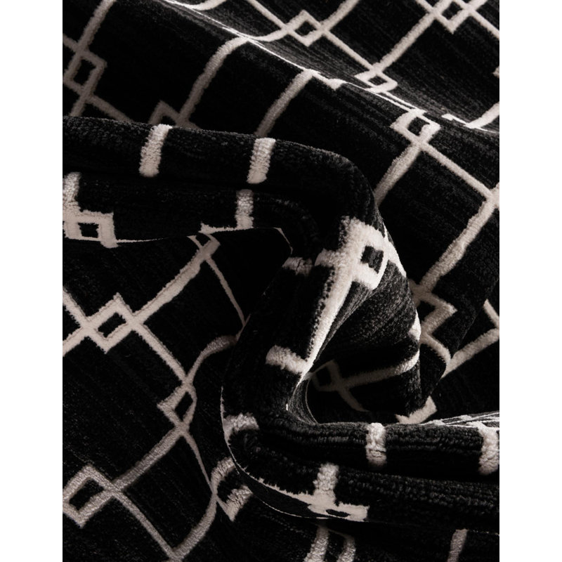 Jill Zarin Metropolitan Uptown Rug Black, Runner 2'7" x 10'