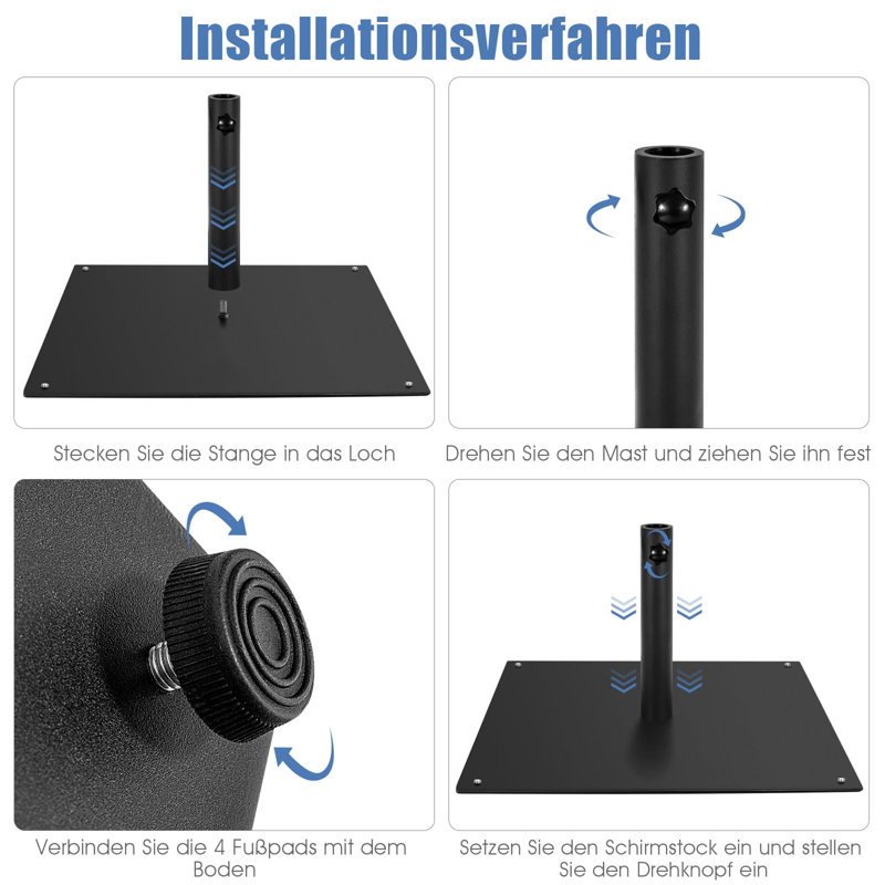 Bhotra 15kg Metal Free Standing Umbrella Base