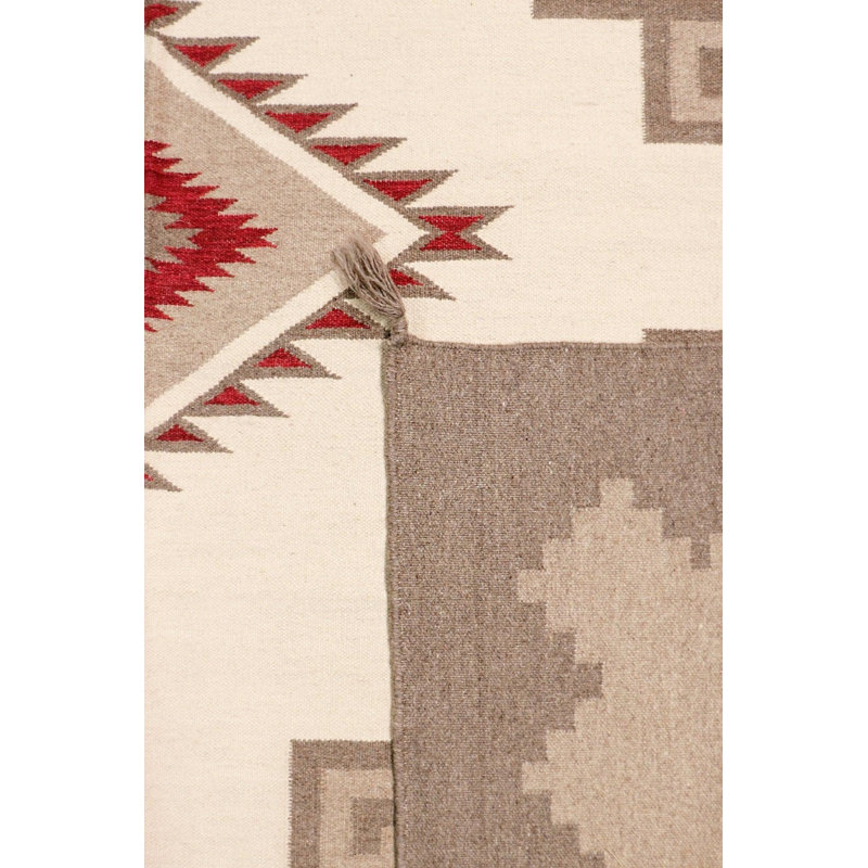 Canvello Kilim Hand-Woven Wool Area Rug- 9' X 11'10"