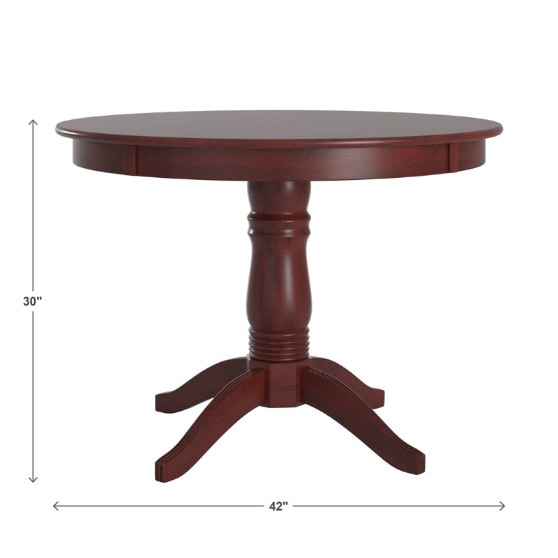 Table de salle à manger Norita, Baie antique
