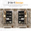  Armoire à pharmacie en plastique 16 po x 28 po à fixation murale encastrée ou en surface avec coins arrondis et cadre de porte en miroir pour le rangement de la salle de bain-1049851149