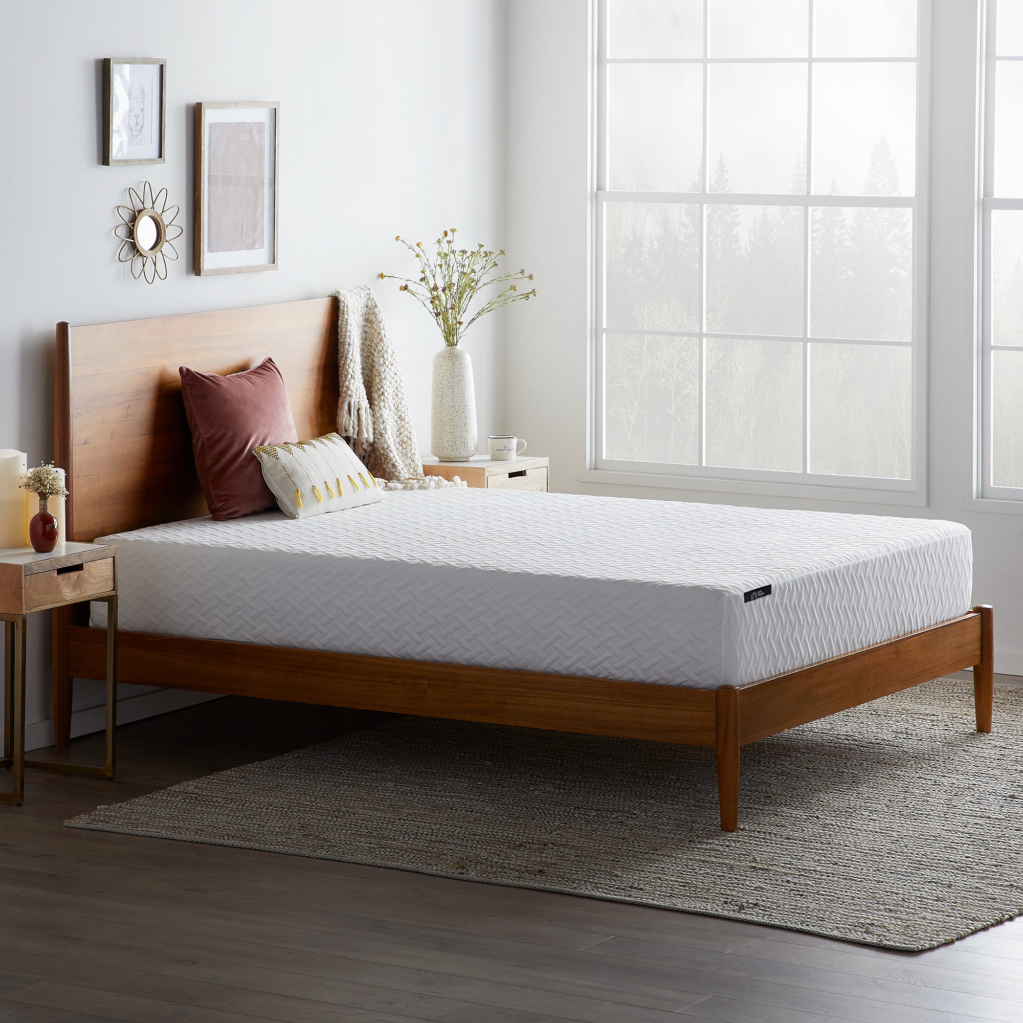 TiramisuBest 10'' Plush Gel Memory Foam Mattress | Wayfair