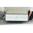Fahd Block Coffee Table Mirrored Finished Black Metal Frame Sofa Table