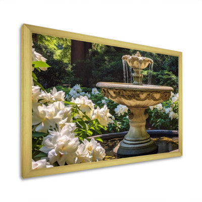 Floral Architecture Serene II - Floral Wall Art Living Room