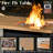 7 - Person Outdoor Seating Group With Cushions And Fire Pit-292806517