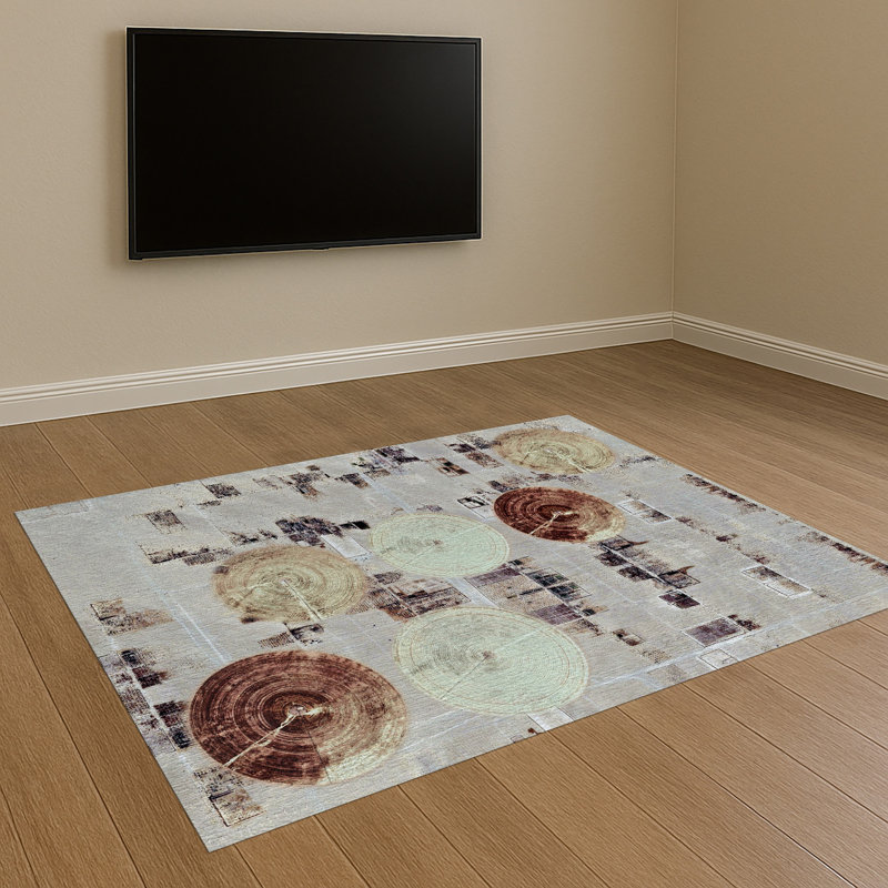 Geometric Area Rug, Rectangle 90 x 150 cm