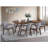 Kaela Walnut Finish Dining Table