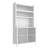 73'' Tall 6 - Tier White Steel Pantry With Quick View Door, Tip, Ample Storage Capacity Level Flip Door High For Multiple Rooms, Construction, Adjustable Shelving-1734922395