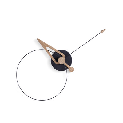 Solid Wood, Fibreglass Analog Wall Clock