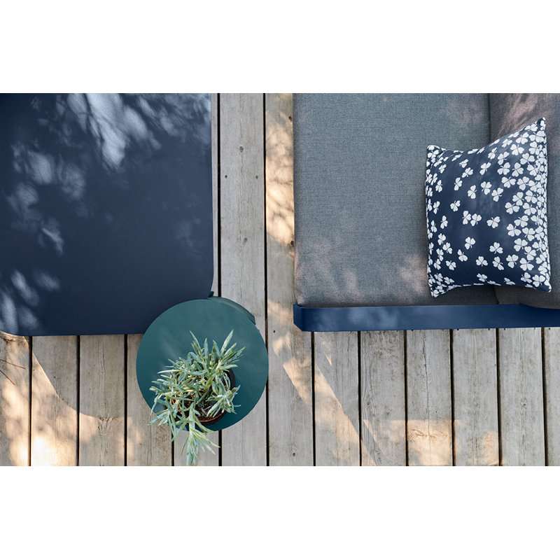 BeBop Outdoor Round Side Table, Acapulco Blue