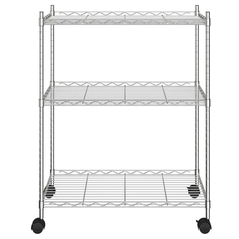 Secil 35 cm W Storage Rack, Chrome
