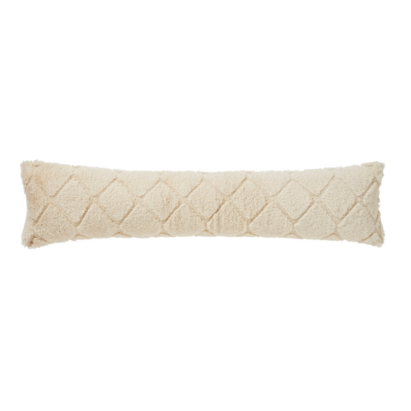 Cosy Diamond Door Draught Excluder, Natural