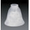 Abat-jour cloche en verre et ventilateur de plafond H 4,75 "x l 5,5" Volume Lighting 