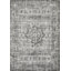 Tapis oriental gris en polypropylène tissé à la main Ragheb-2081186596