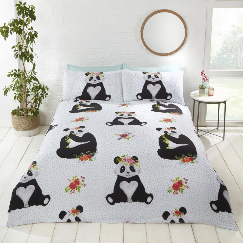 Bustillos Wildlife Bedding with Pillowcases, Single (135 x 200cm) Duvet Cover