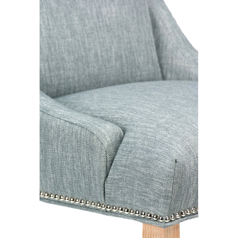 Anaisia 19'' H Upholstered Parsons Chair, Ash, Natural