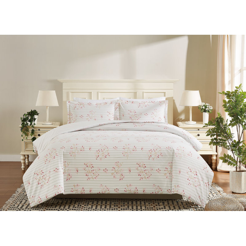 Ensemble de housse de couette Cottage Cottage Classics Emma, Housse de couette très grand et 2 très grandes t
