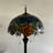 Aansh Tiffany Style Floor Lamp Stained Glass Rose Flowers Metal Base LED Bulbs Included 64"H*16"W*16"D-2079915086