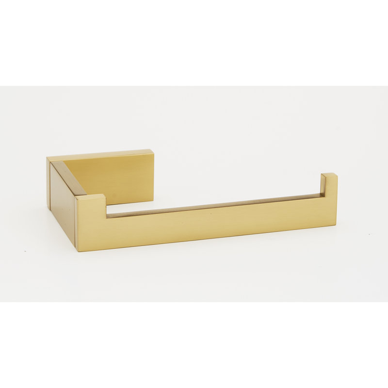 Linear TISSUE HOLDER, Satin Brass